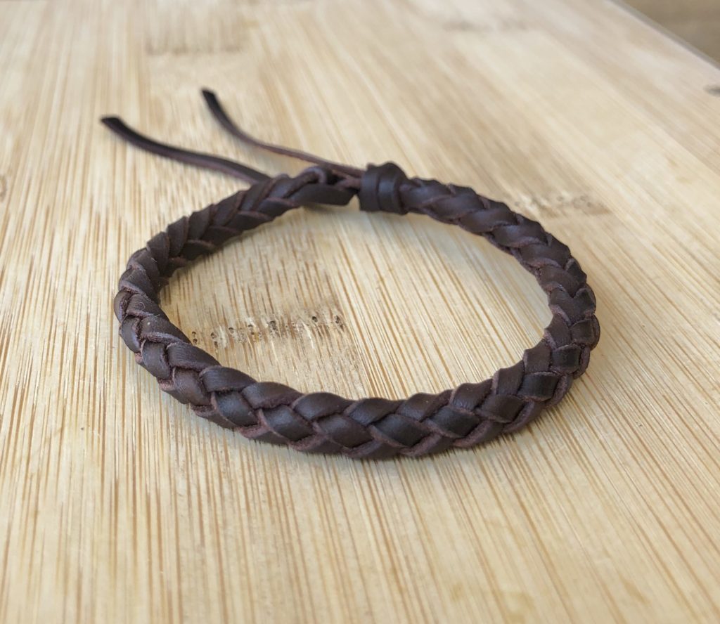 Pulsera de cuero redonda de 6 cuerdas, foto 1