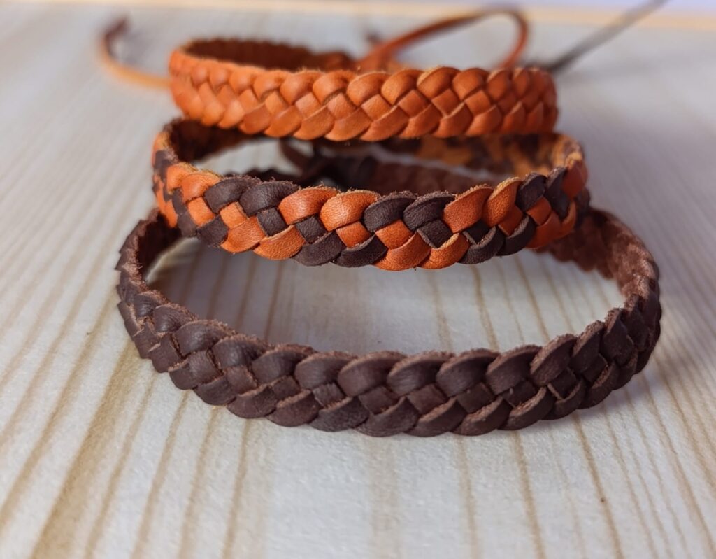 Pulsera de cuero Plana